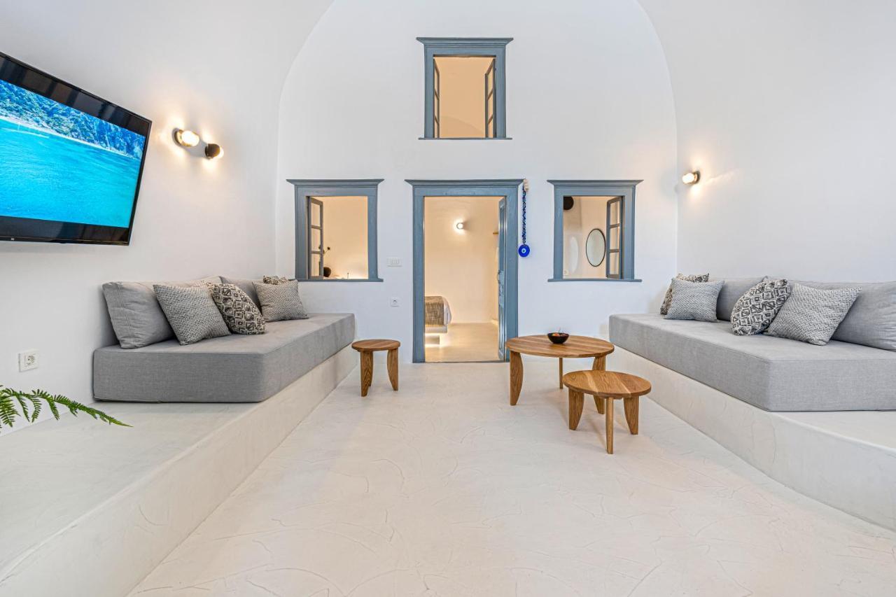 Villa Paradeisos Karterados Bagian luar foto