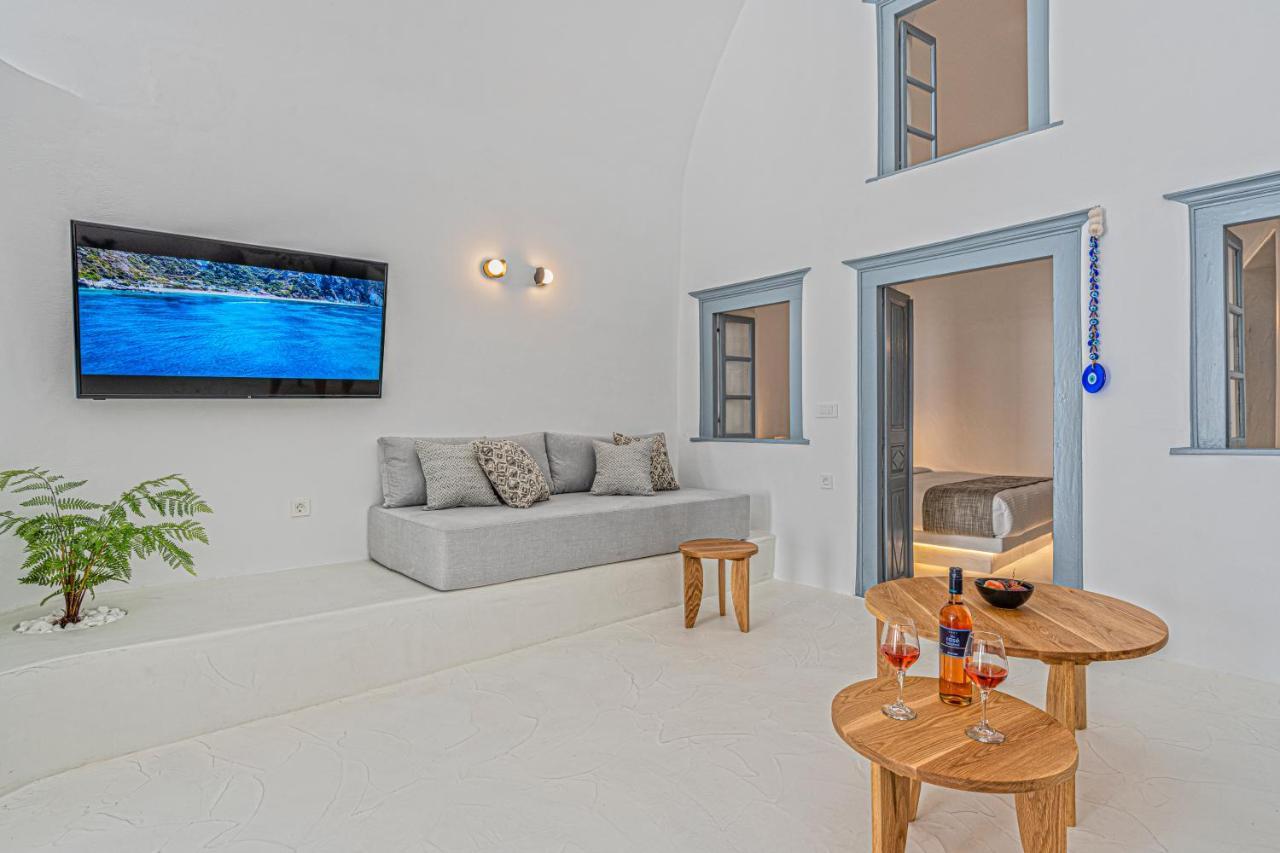 Villa Paradeisos Karterados Bagian luar foto