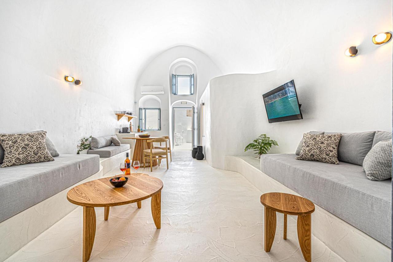 Villa Paradeisos Karterados Bagian luar foto