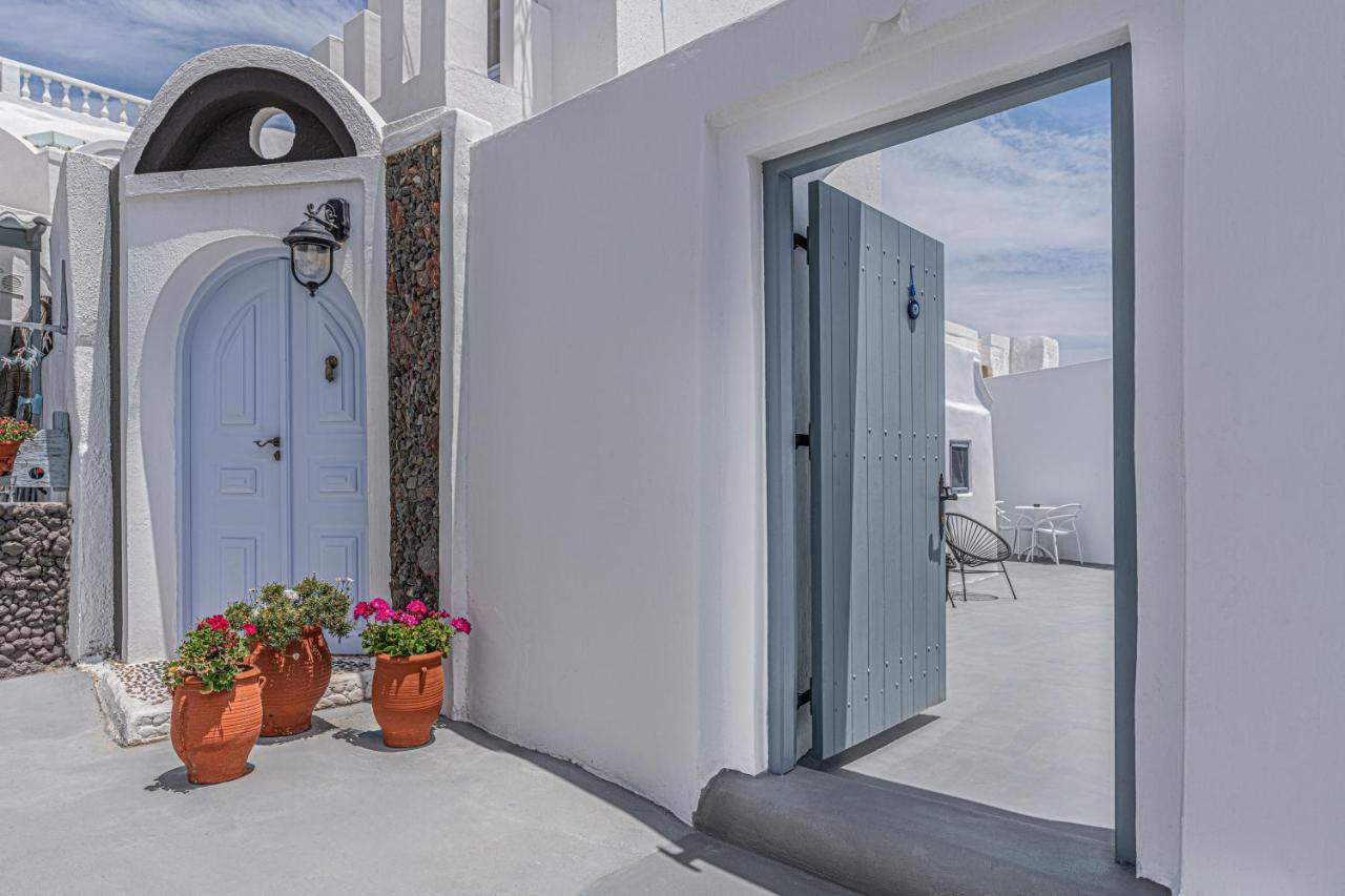 Villa Paradeisos Karterados Bagian luar foto